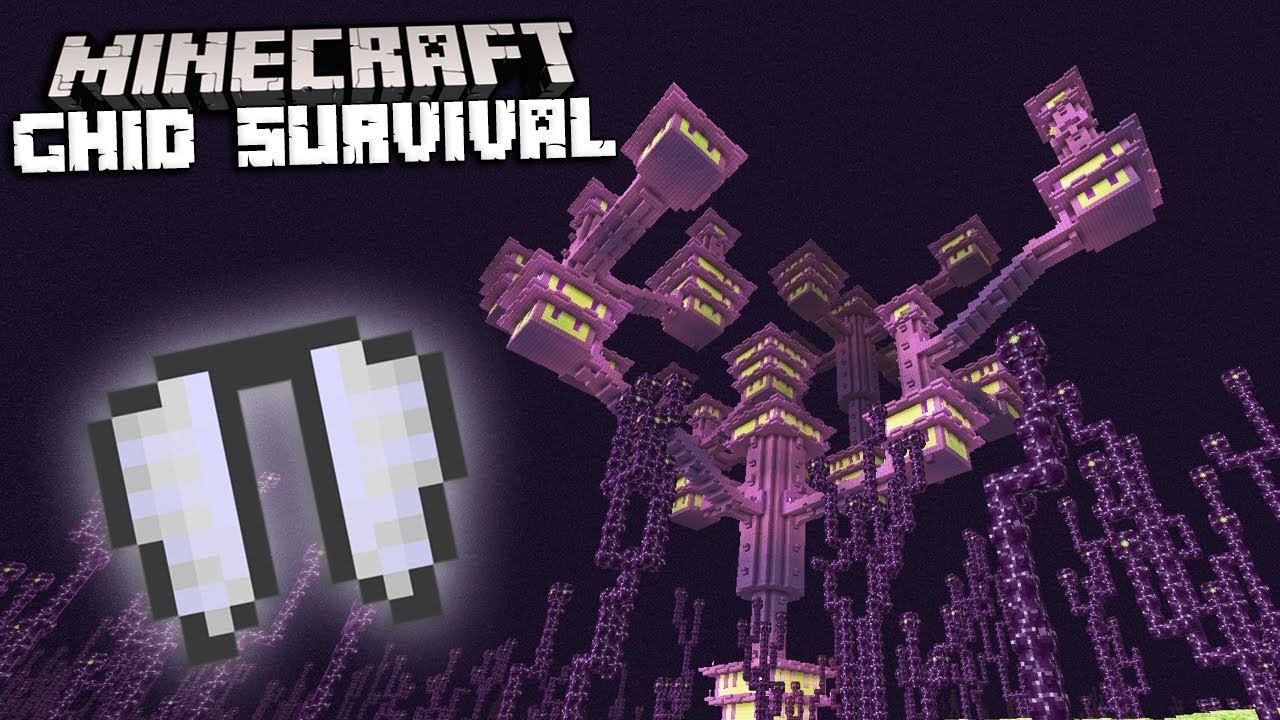 CUM SA OBTII ELYTRA! - Ghid Pentru Survival Minecraft 1.14 [25]
