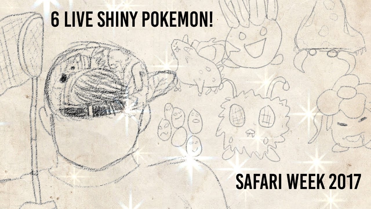 406 - Safari Week 2017 Compilation - 6 Live Shiny Pokemon in 3rd Gen!!!