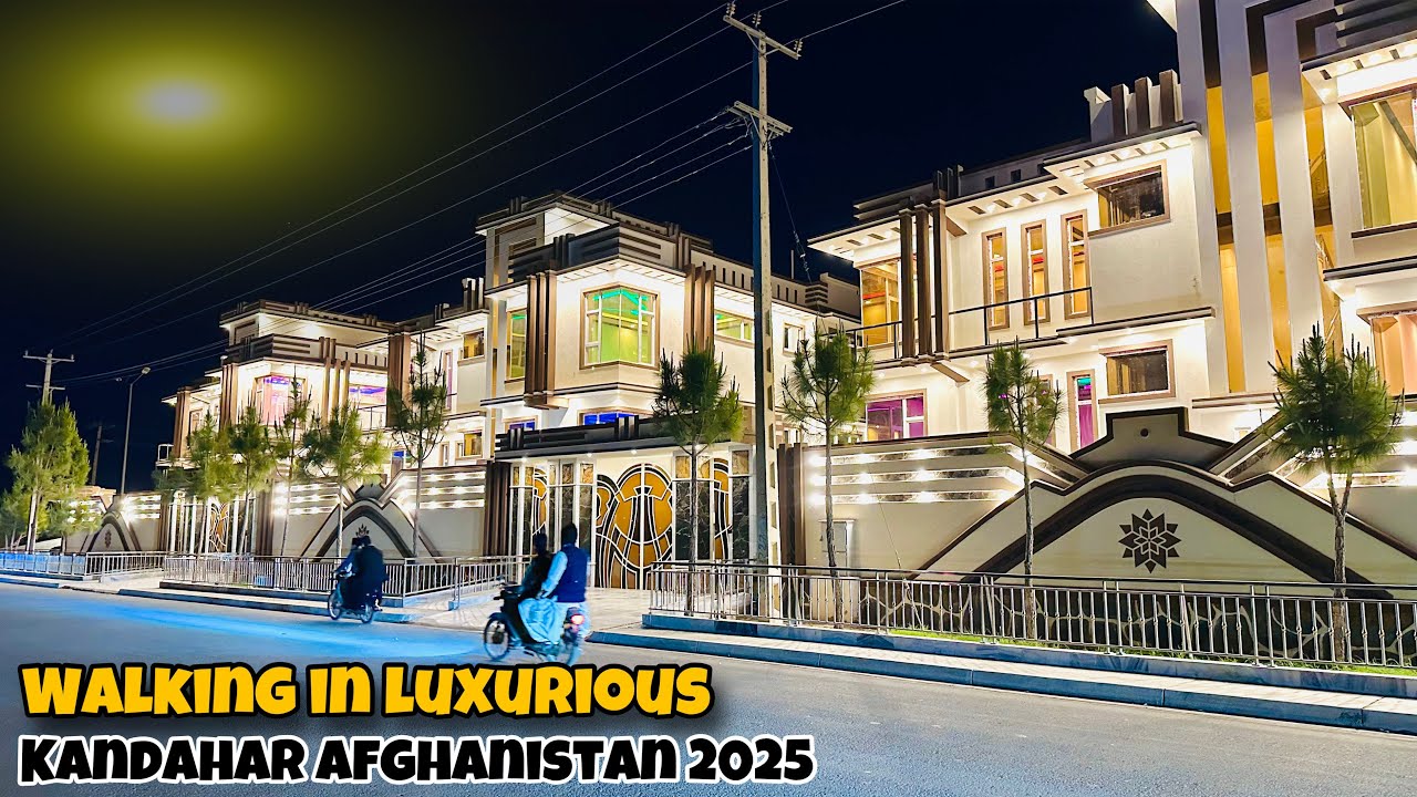 Walking in luxurious Kandahar Afghanistan 2025 | Aino Mina | کندهار ښار نوی ښار ګوټی