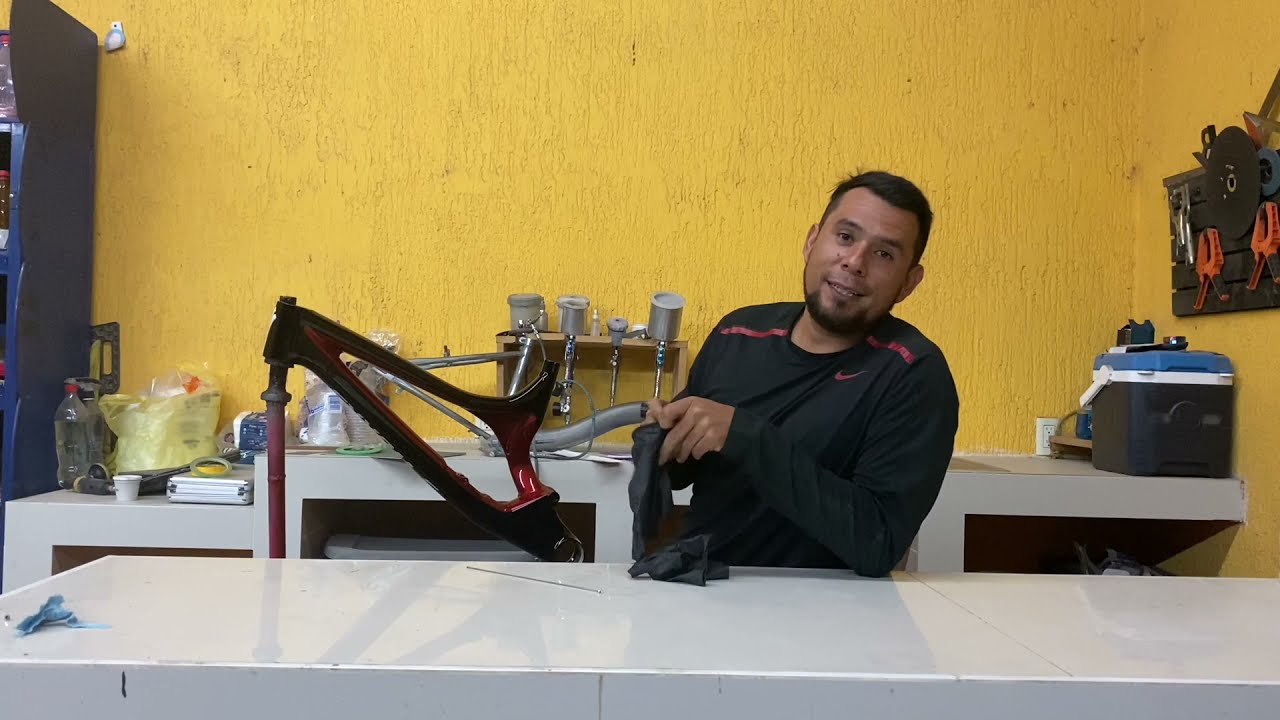 Negro espejo, demo 8 2018 specialezed, custom paint
