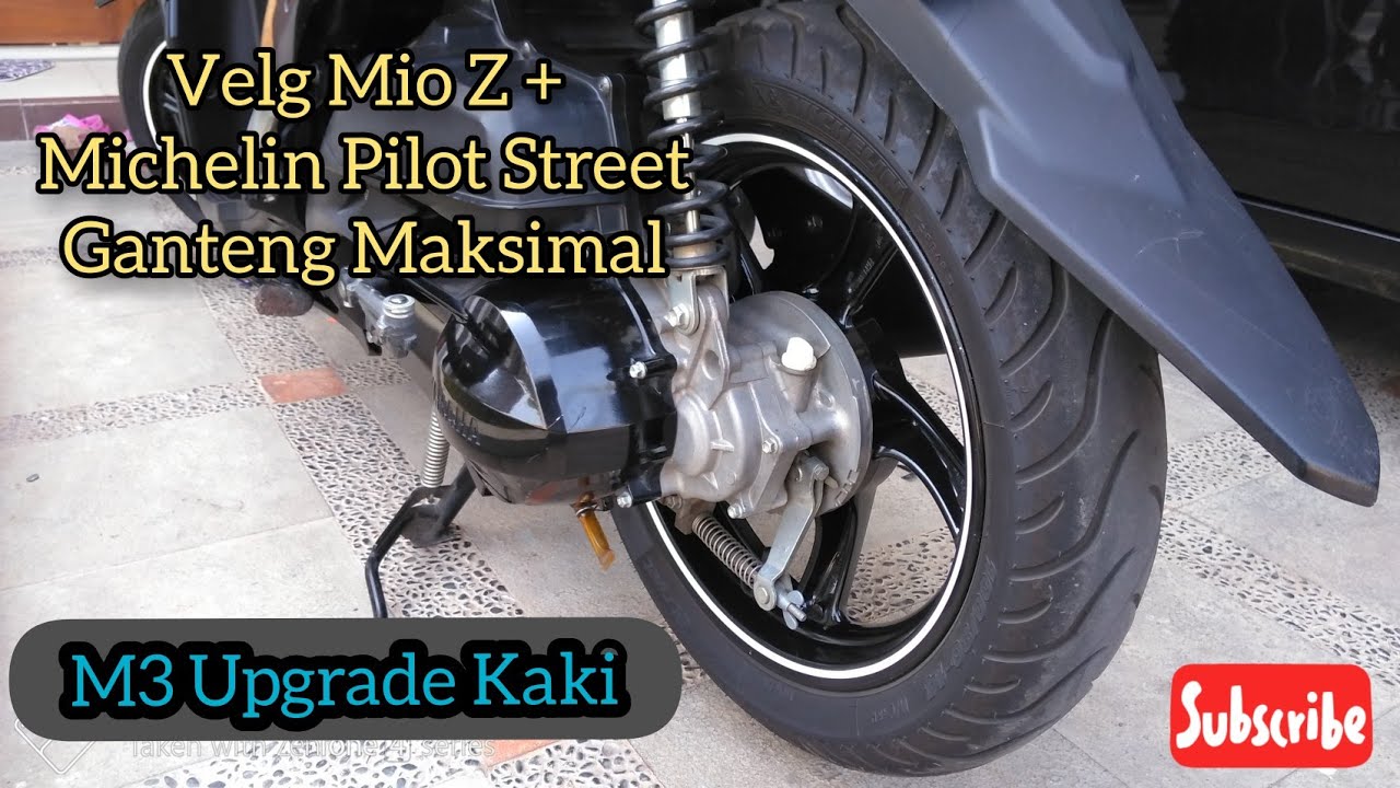 #M3VLOG.. MODIF BAN DAN VELG MIO M3 | Pakai velg lebar punya Mio Z dan Ban Michelin Pilot Street