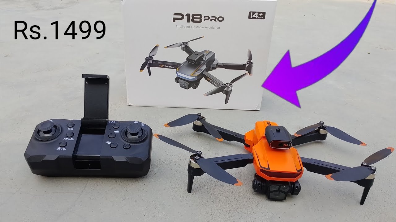 Remot control p18 pro gps drone unboxing aditya Experiment