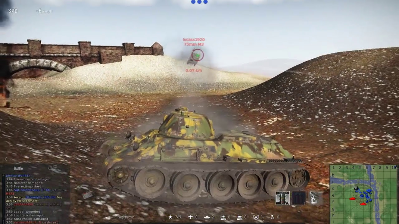 War Thunder T-34 - Arcade Battle Gameplay