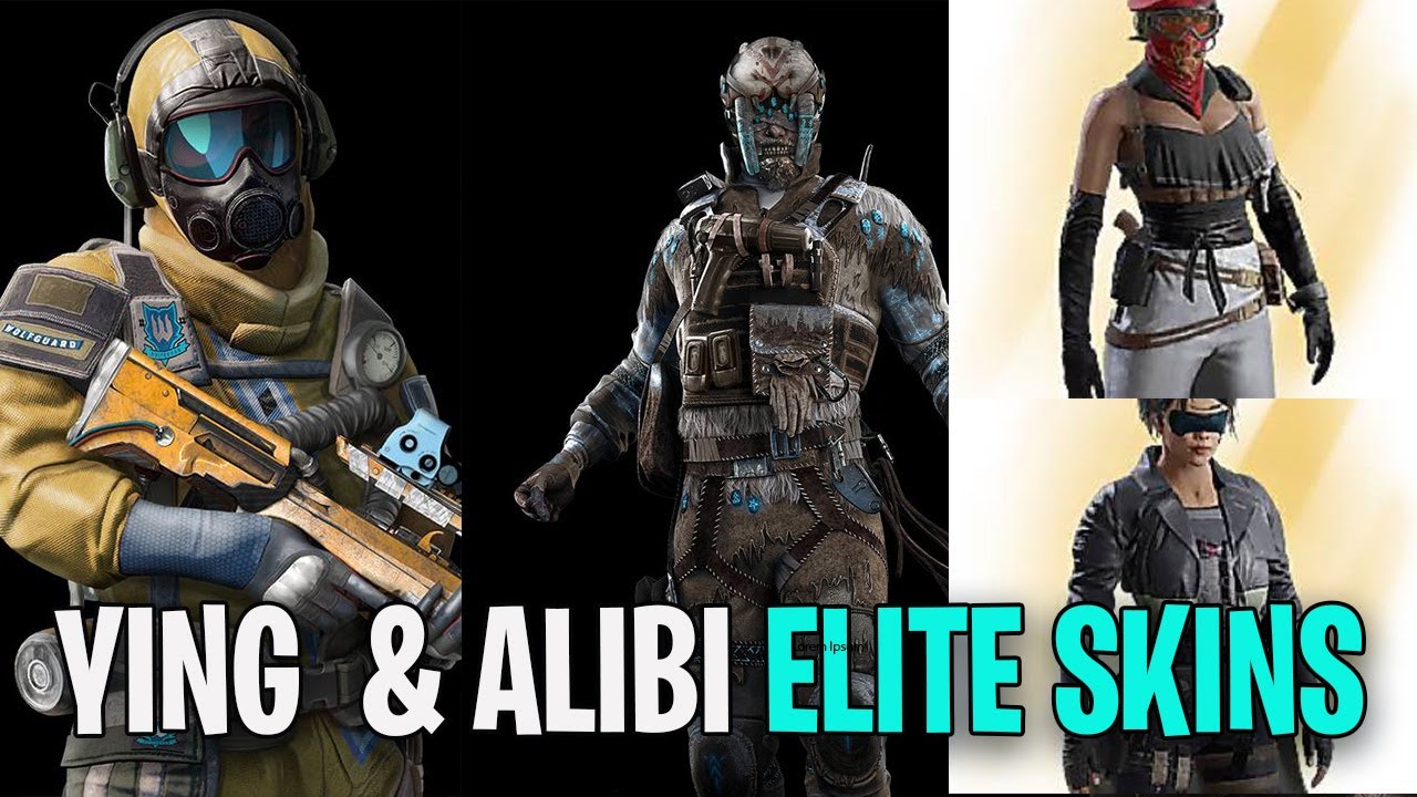*NEW* Y8S4 YING & ALIBI Elite Skins ANIMATION - Rainbow Six Siege Deep Freeze