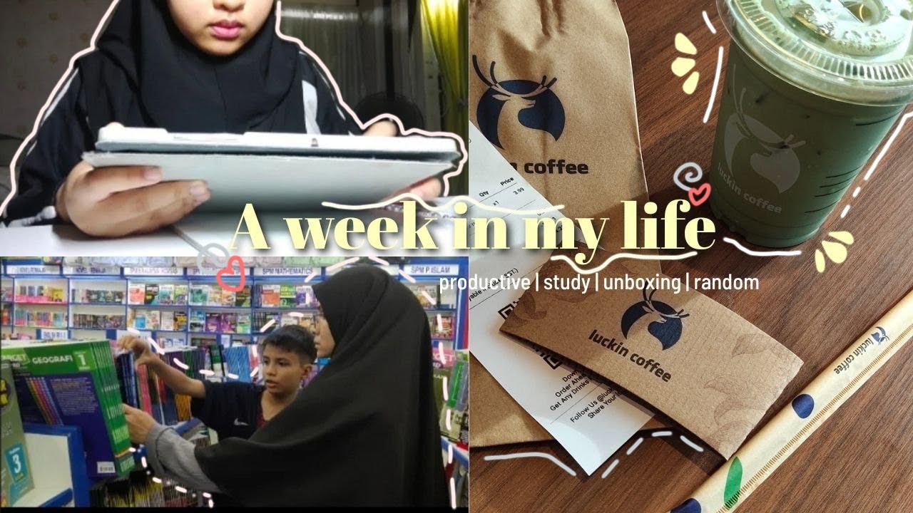 A week in my life with me^ Vlog | Study | Unboxing | Random day