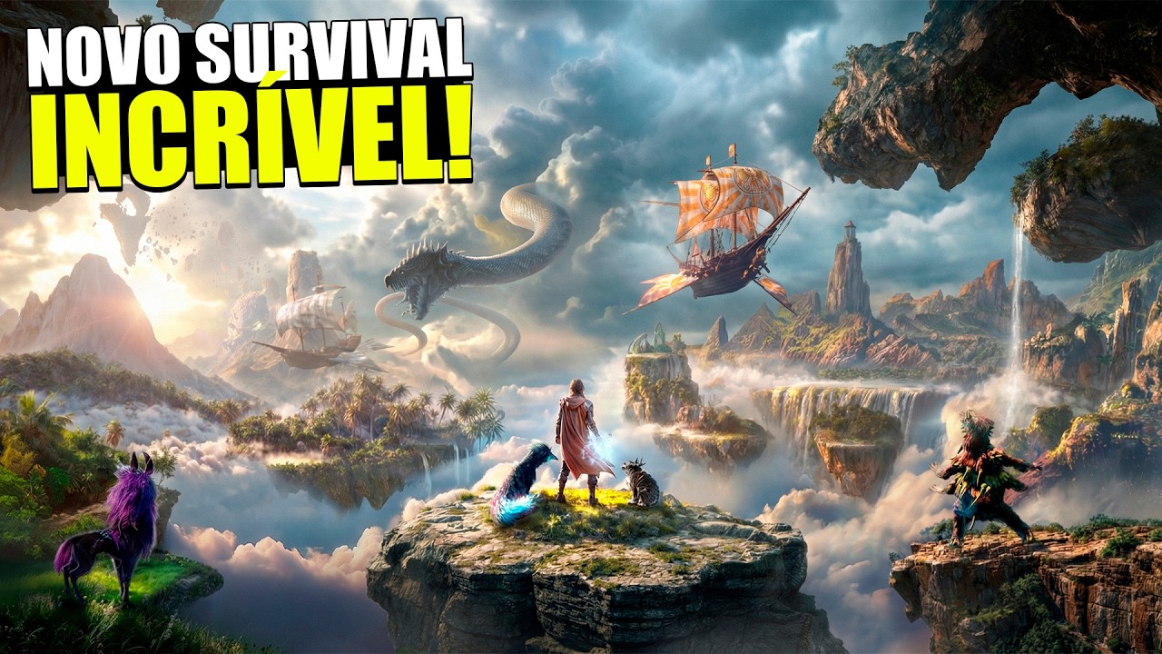 NOVO SURVIVAL INCRÍVEL QUE VOCÊ PRECISA CONHECER! | Guardians of the Wild Sky