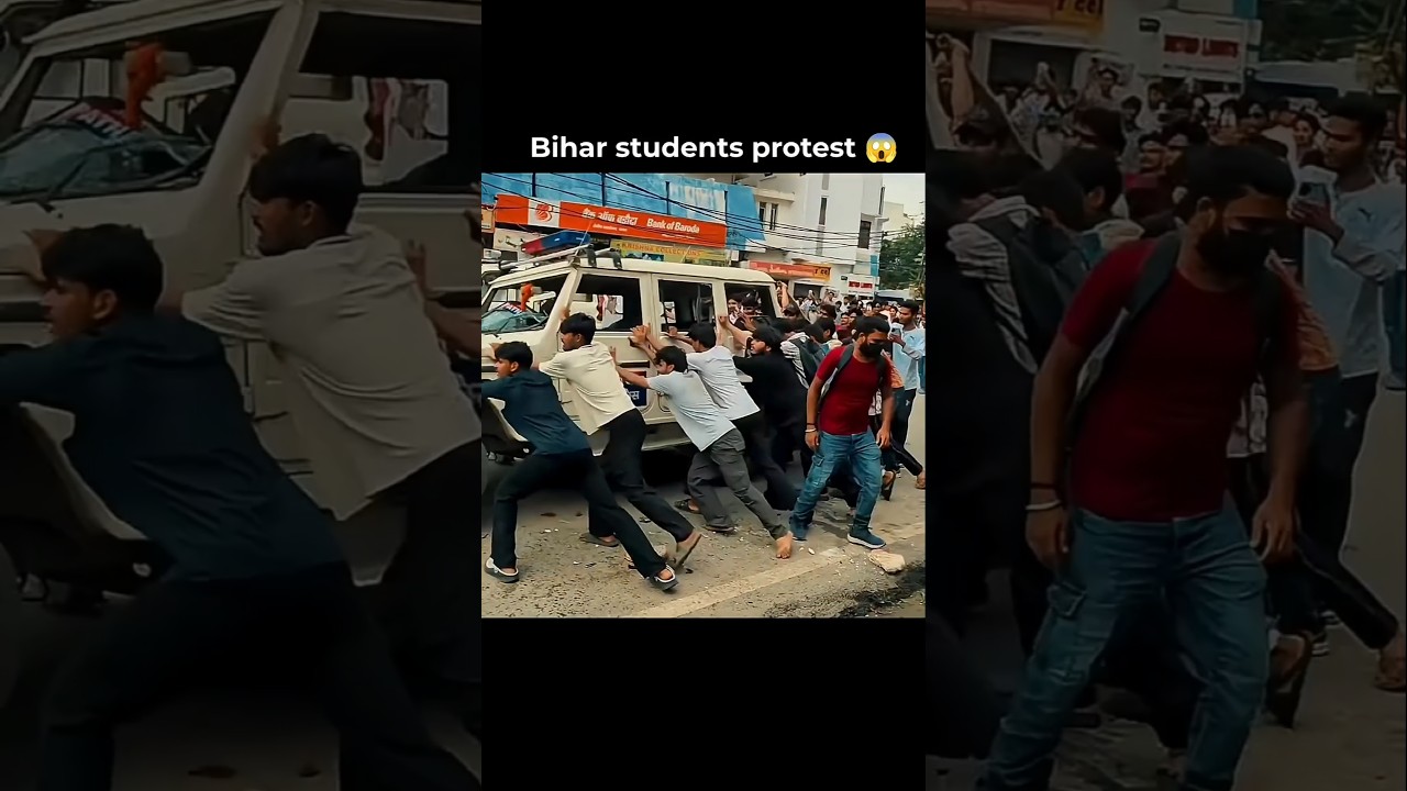 Bihar students protest 😲 #bihar #bihari #patna #protest #neet #cjpprotest #cjp #shorts #neet2026