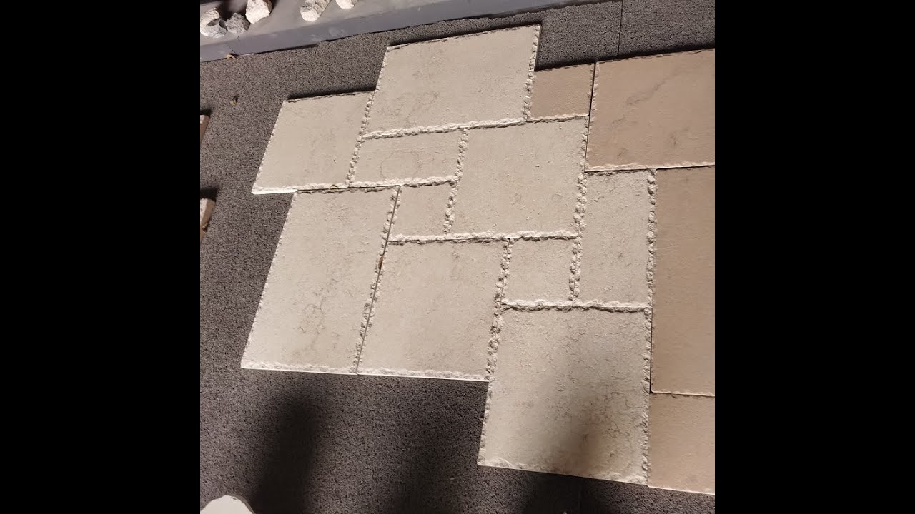 First Stone - Beige Limestone French Pattern Deck Paver In Tile Travertine Paving Stone