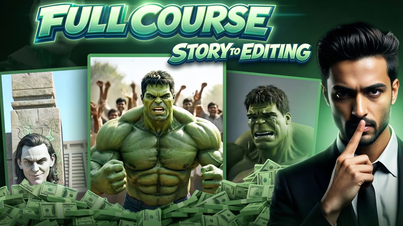 How to create perfect HULK AI videos | ai hulk video kaise banaye | ai video kaise banaye #hulk