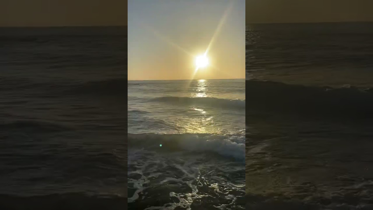 Bruit des vagues avec coucher de soleil 😍😍😍😍