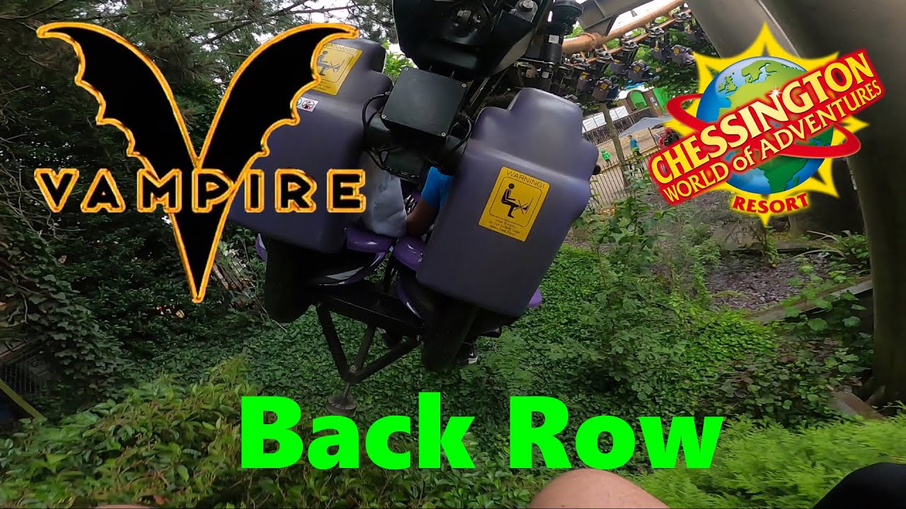 Vampire Ride Back Row POV 4K Chessington World Of Adventures 2021