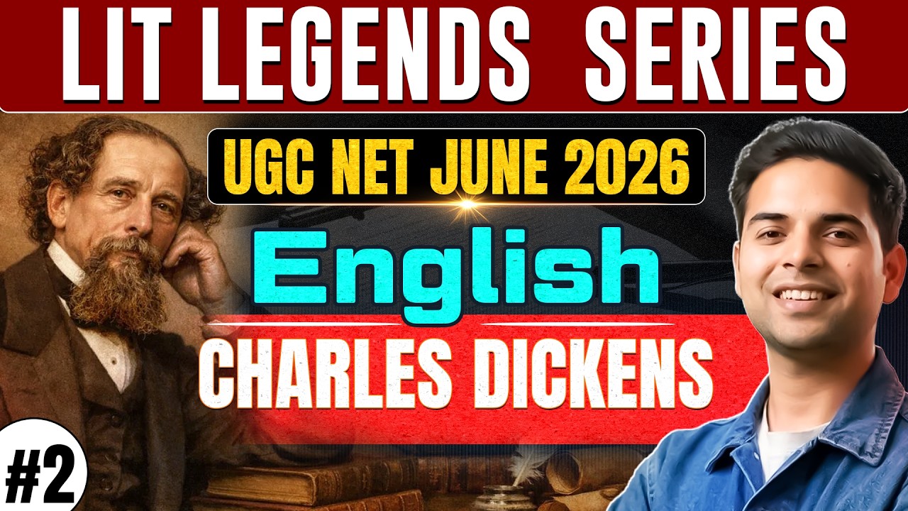UGC NET June 2026 English Charles Dickens | UGC NET English  LIT Legends Series By Abhay Sir