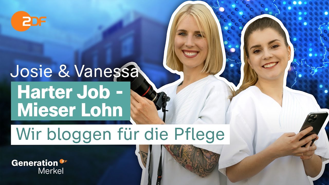 Toller Beruf, mit vielen Missständen - Vanessa und Josie, Krankenpflege-Azubis | Generation Merkel