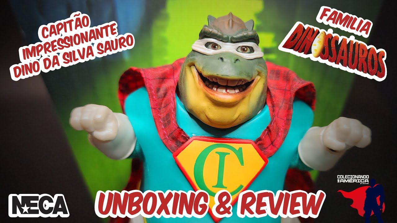 NECA - Familia Dinossauro Capitão Impressionante - Captain Impressive Review em PT