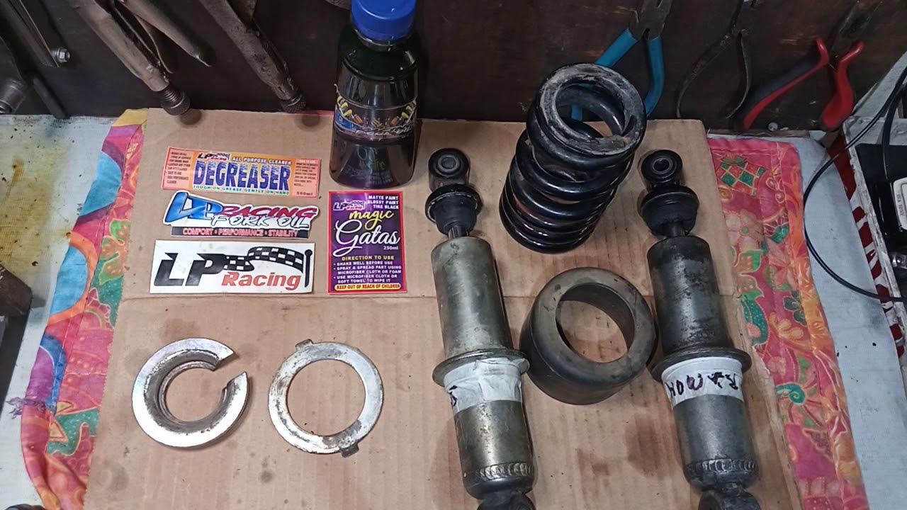 rear shock repair (RS 150 / Supra 150 rearshocks rebound/repack Part 1)