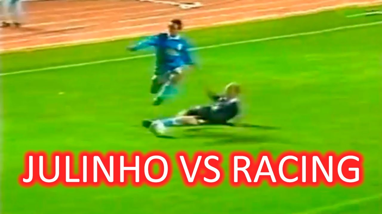 EL DÍA QUE JULINHO BAILÓ A MAC ALLISTER | CRISTAL VS RACING 4-1 COPA 1997 GOLES | JULINHO VS RACING