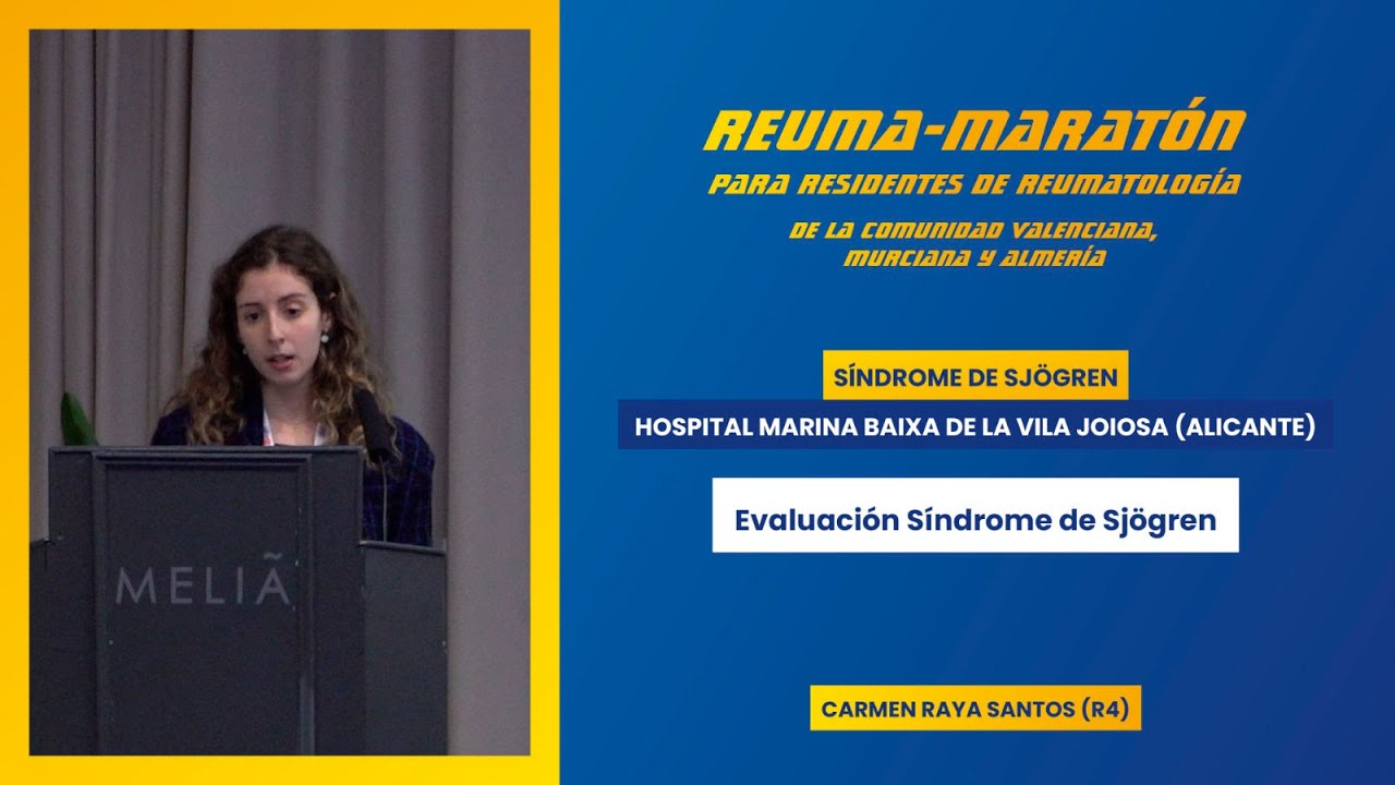 Evaluaci&oacute;n S&iacute;ndrome de Sj&ouml;gren