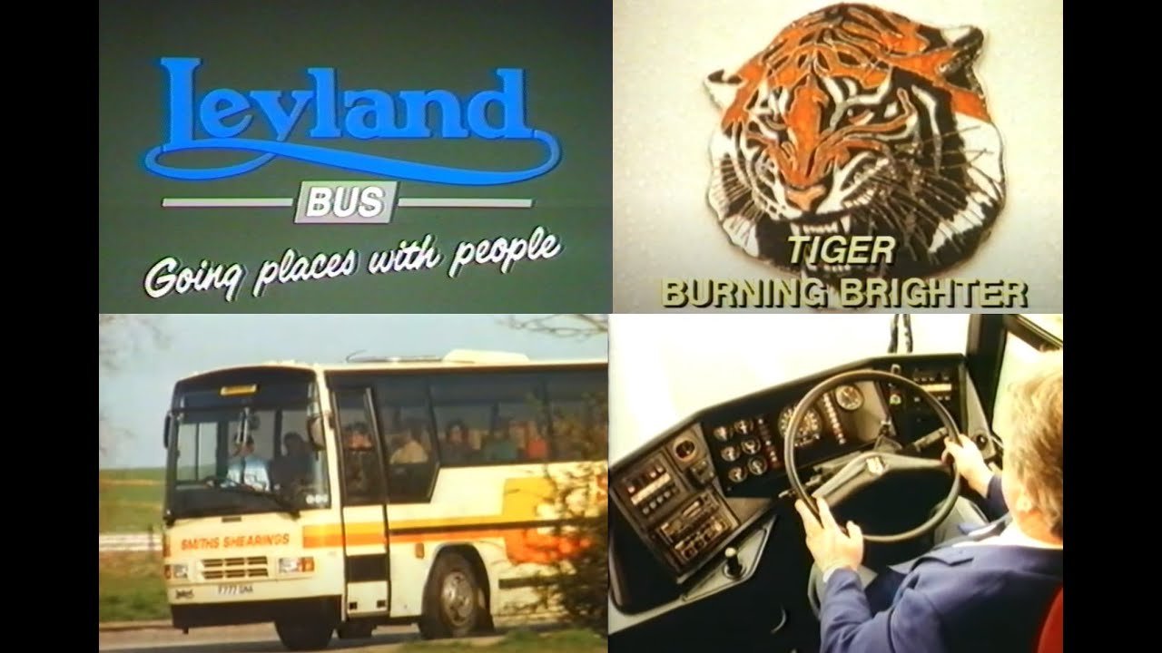 Leyland Tiger Bus & Coach Promotional Film - Tom Baker 4th Doctor Who Voice-over - Produced by Volvo