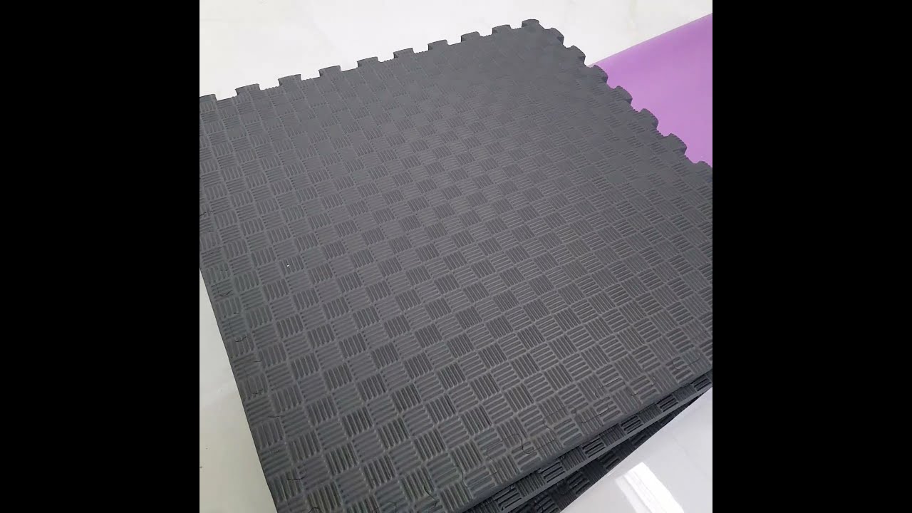 Unboxing & Setup for 1 Inch Thick BalanceFrom Puzzle Exercise Mat from Amazon.