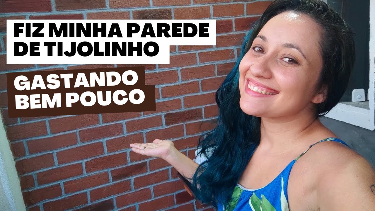 Parede de tijolinho baratinho