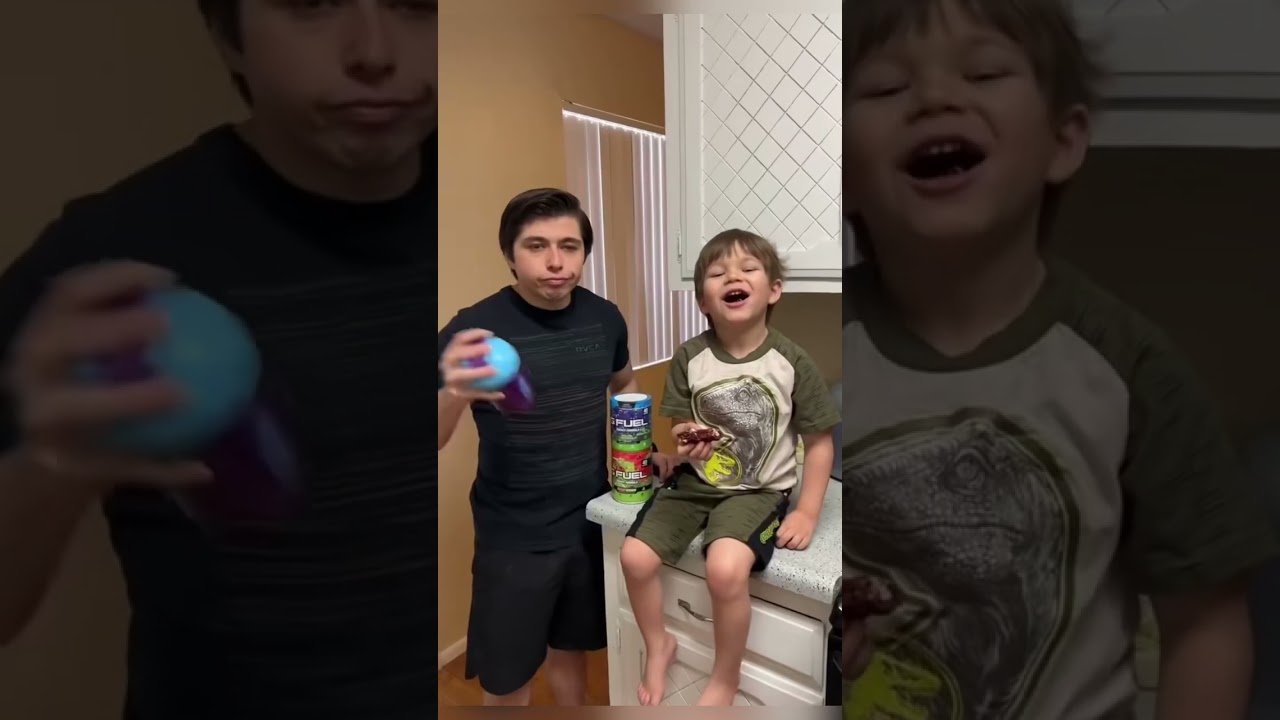 Mixing Sour Blue Chug Rug & Cherry Limeade GFUEL!