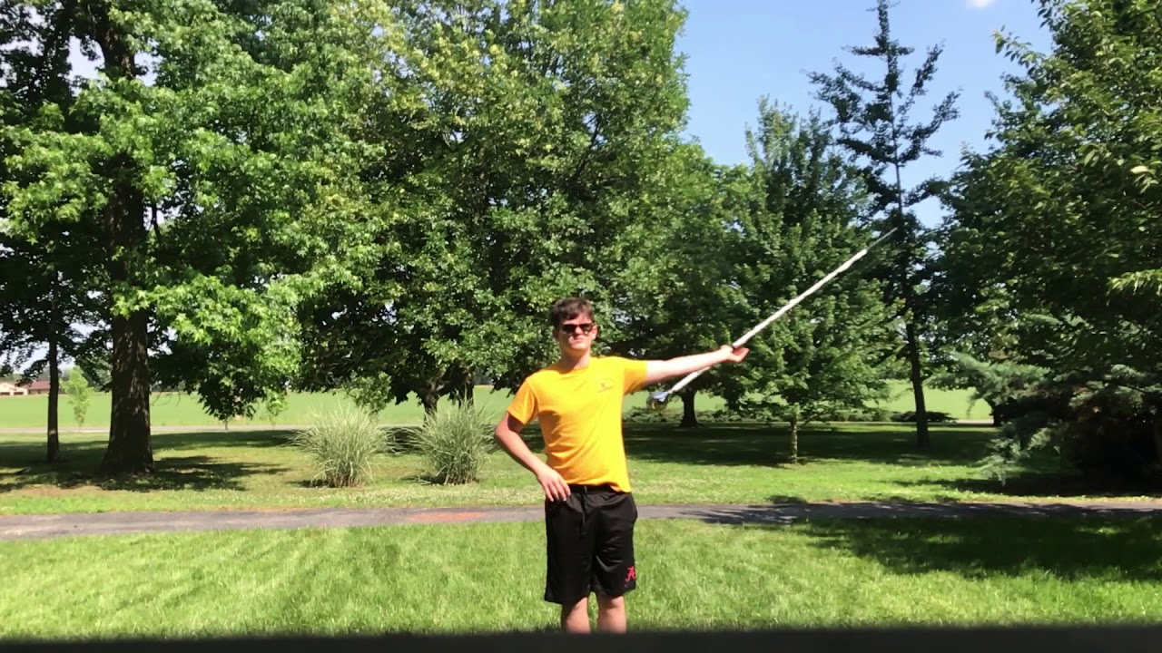 American Mace Lower Half-Around-the-World Demonstration (Full Speed/Slo-mo)