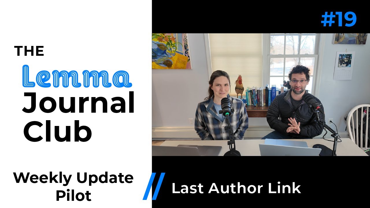 Weekly Update Pilot // Last Author Link [19]