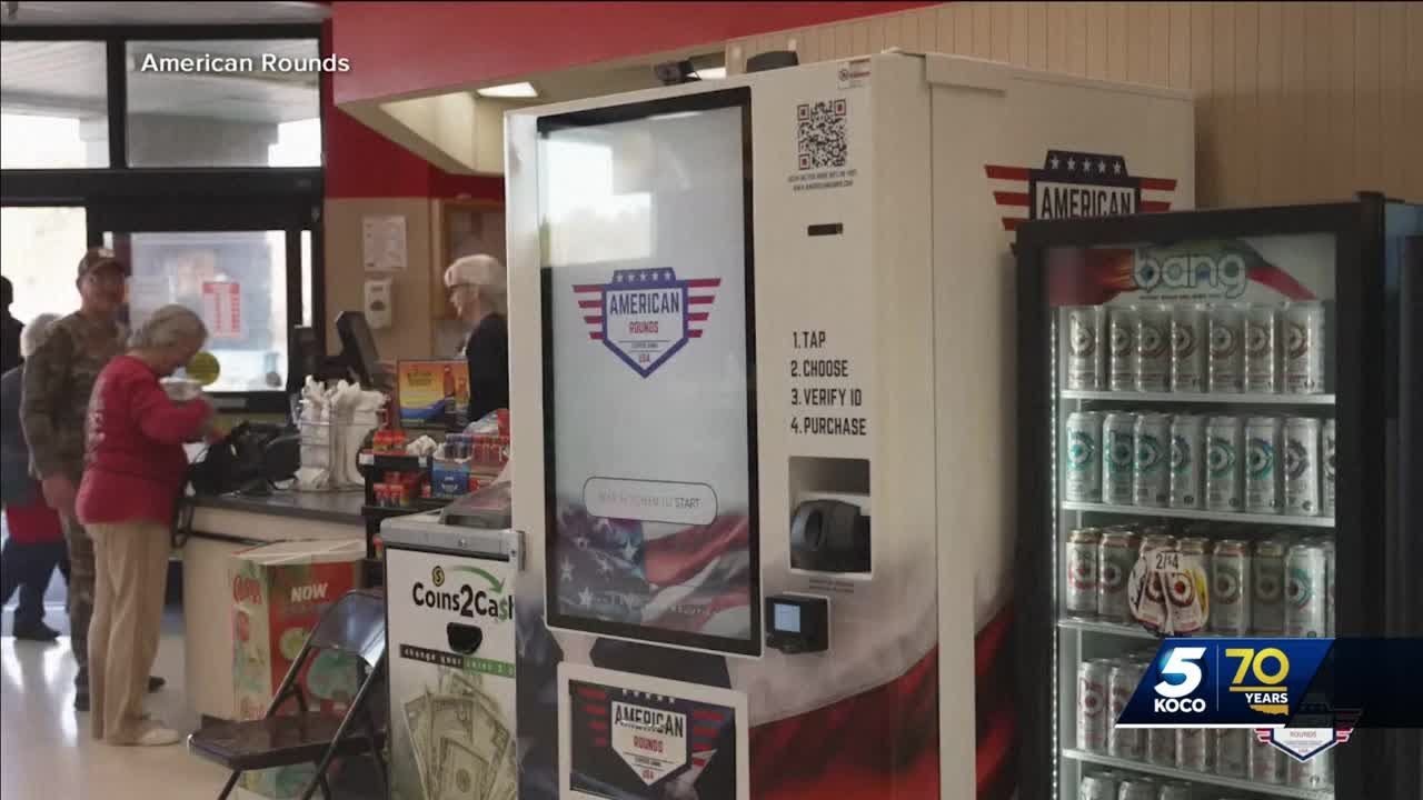 Ammo vending machines installed in Oklahoma grocery stores