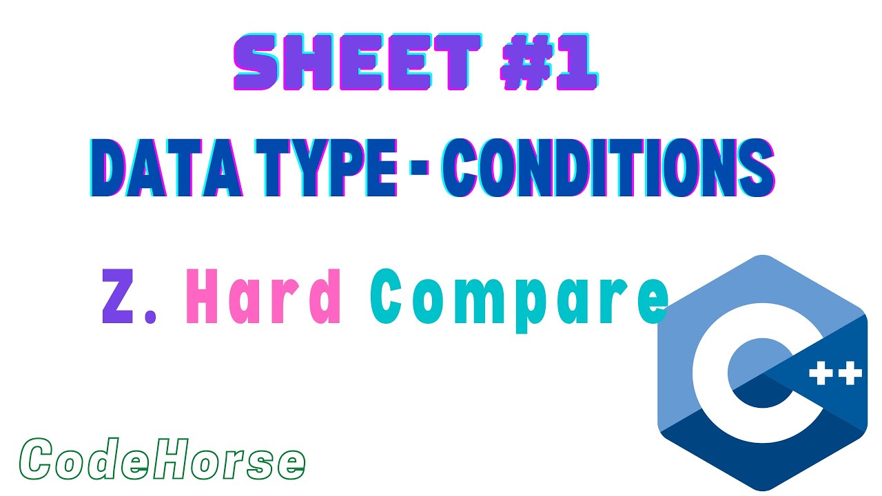 ICPC Assiut Sheet #1 (Data type - Conditions) | Y. The last 2 digits | C++ Beginners | @codehorse