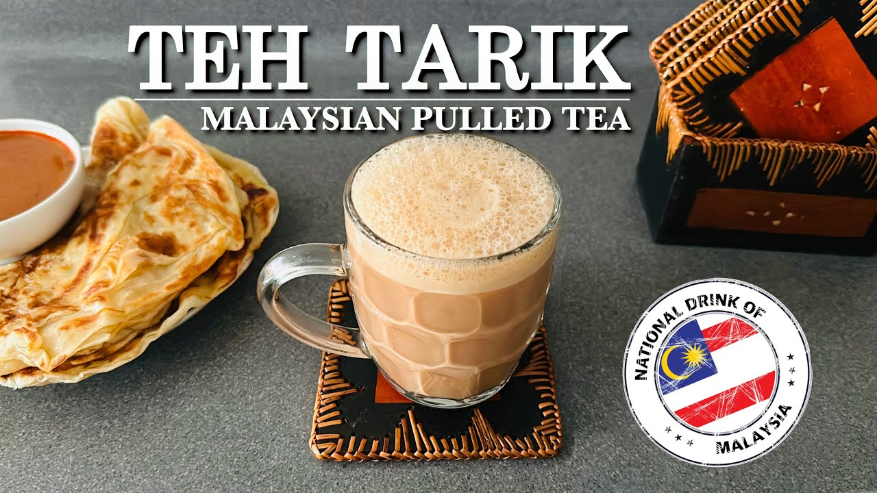 Teh Tarik | Malaysian Pulled Tea 🇲🇾 | National Drink of Malaysia | Milk Tea ☕️