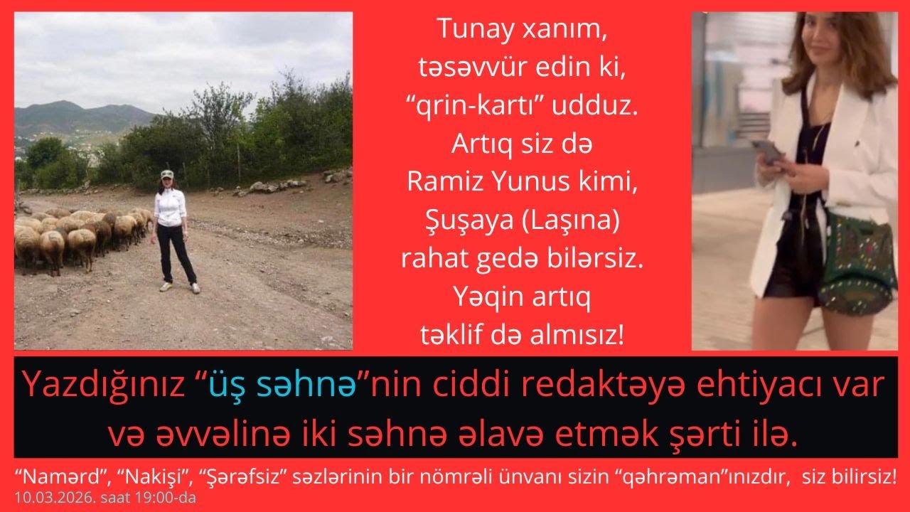 10.03.2026. Laçınım mənim.