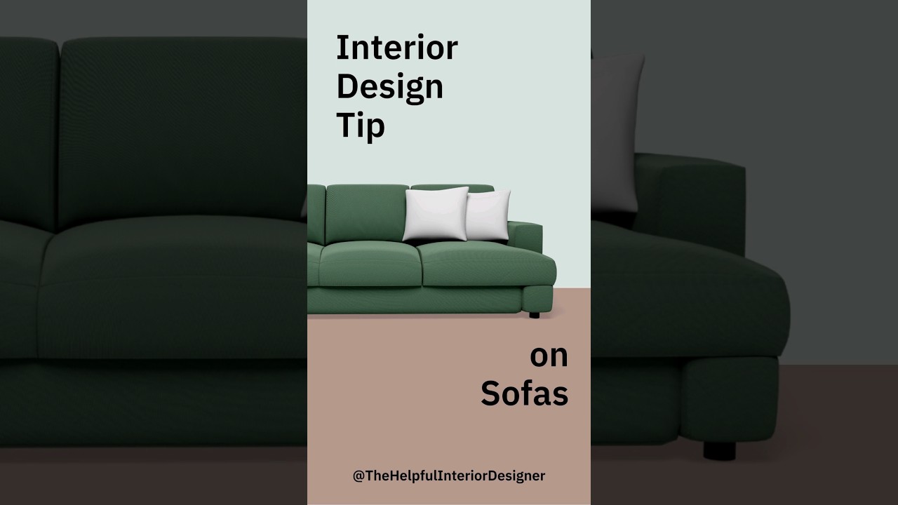 Interior Design Tip: Figuring Out a Sofa Size 