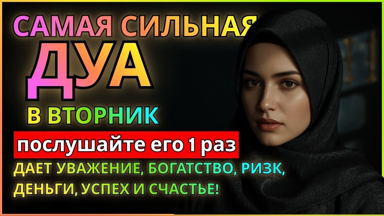 САМАЯ СИЛЬНАЯ Дуа ДАЕТ УВАЖЕНИЕ, БОГАТСТВО, РИЗК, ДЕНЬГИ, УСПЕХ И СЧАСТЬЕ! #дуа