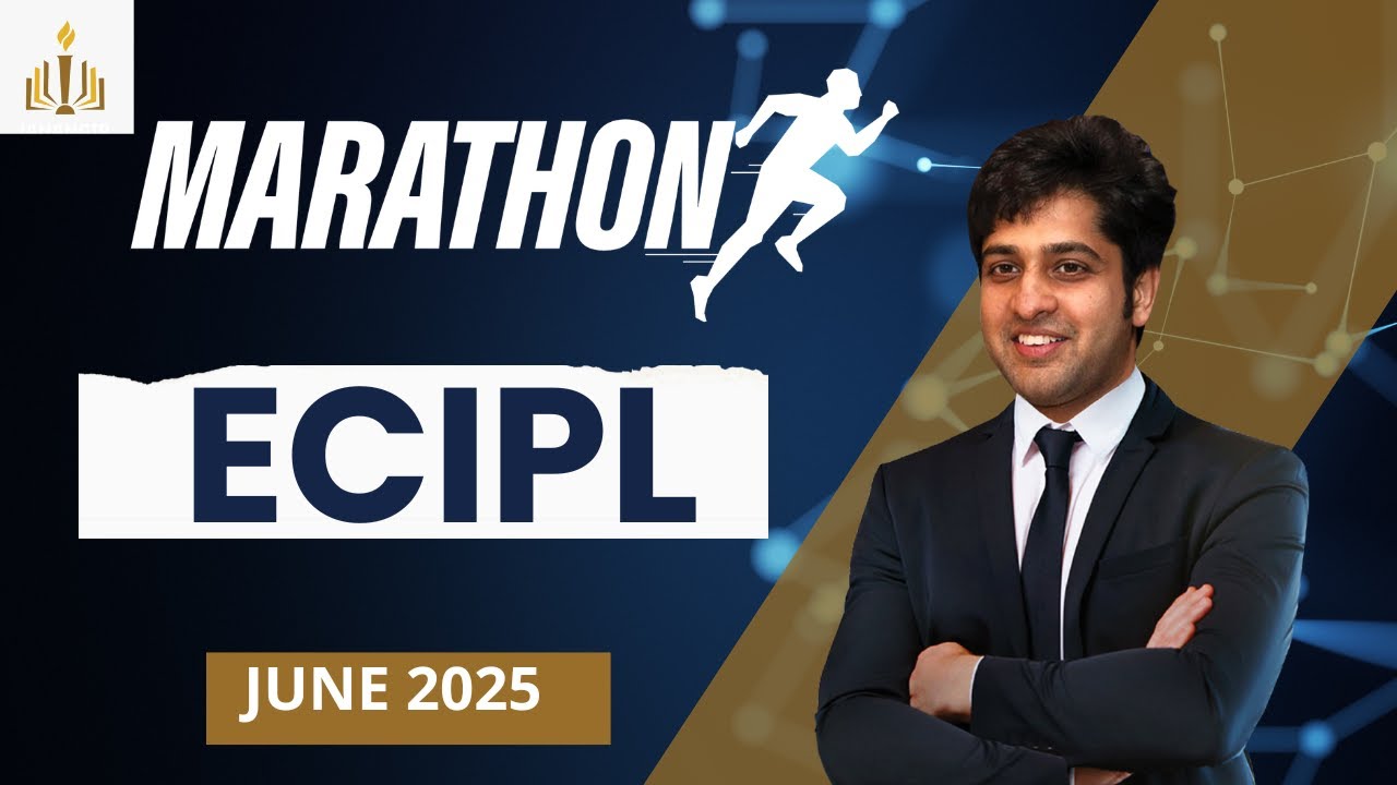 🔥 ECIPL Marathon for CS Executive 💼 | New Syllabus 📘 | In English | Prof. Zubair Jahangir 🚀📚
