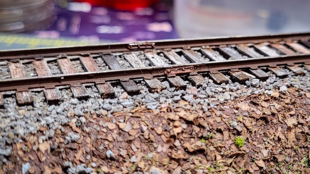 Building a Display Part Three: Track Weathering and Ballasting