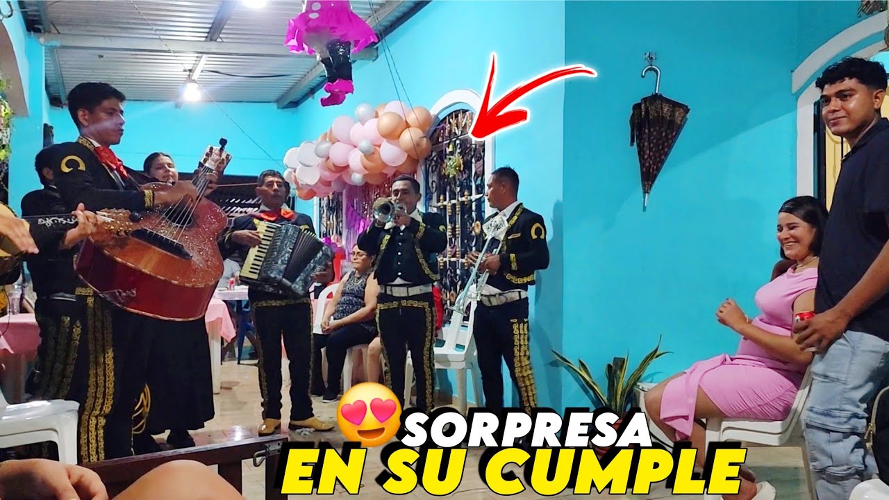 SORPRENDI A MI ESPOSA CON MARIACHIS EN SU CUMPLEAÑOS 😍 LLORO DE LA FELICIDAD 🥹