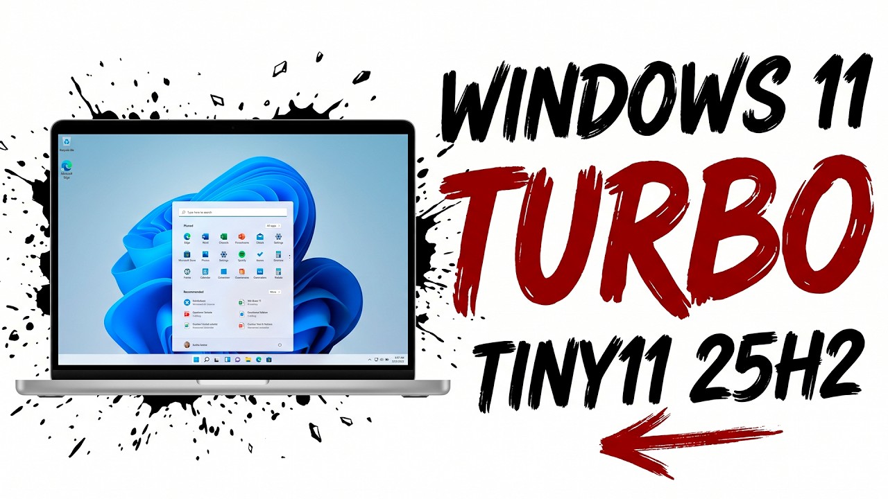 &iexcl;El Windows 11 M&Aacute;S R&Aacute;PIDO y OPTIMIZADO: Tiny 11 25H2