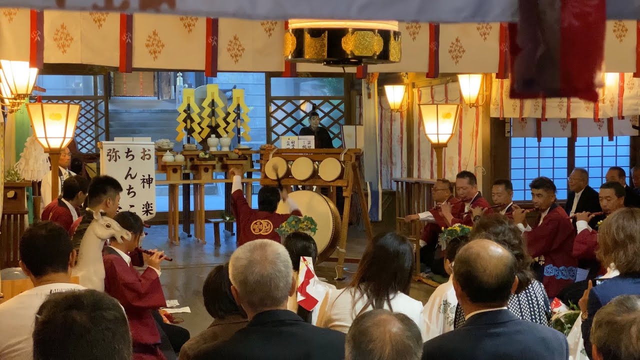 新湊曳山 2019 三日曽根 曳山囃子奉納