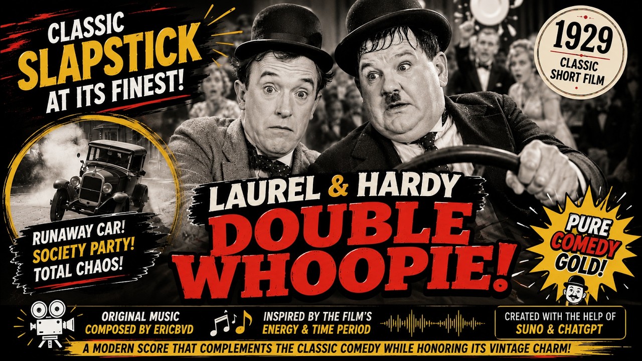 Laurel and Hardy - Double Whoopie (1929) | Classic Comedy Mayhem! 😂