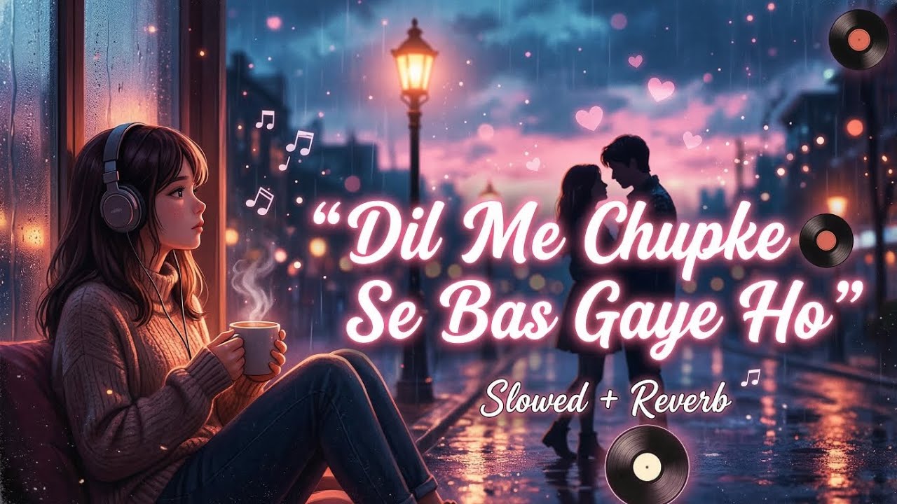 Dil Me Chupke Se Bas Gaye Ho ❤️ | Slowed + Reverb | Romantic Lofi Song | Heart Touching Love Song