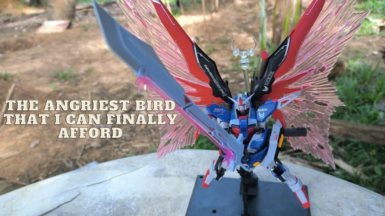 ZGMF/A-42S2 Destiny Gundam Spec II from Real Angry Bird / Angry Shinn Asuka Unbox, Build and Review