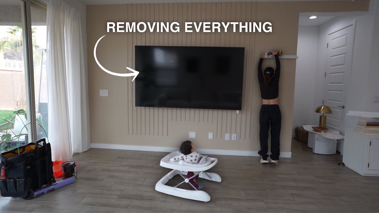 EXTREME LIVING ROOM MAKEOVER | 2024 Full Transformation
