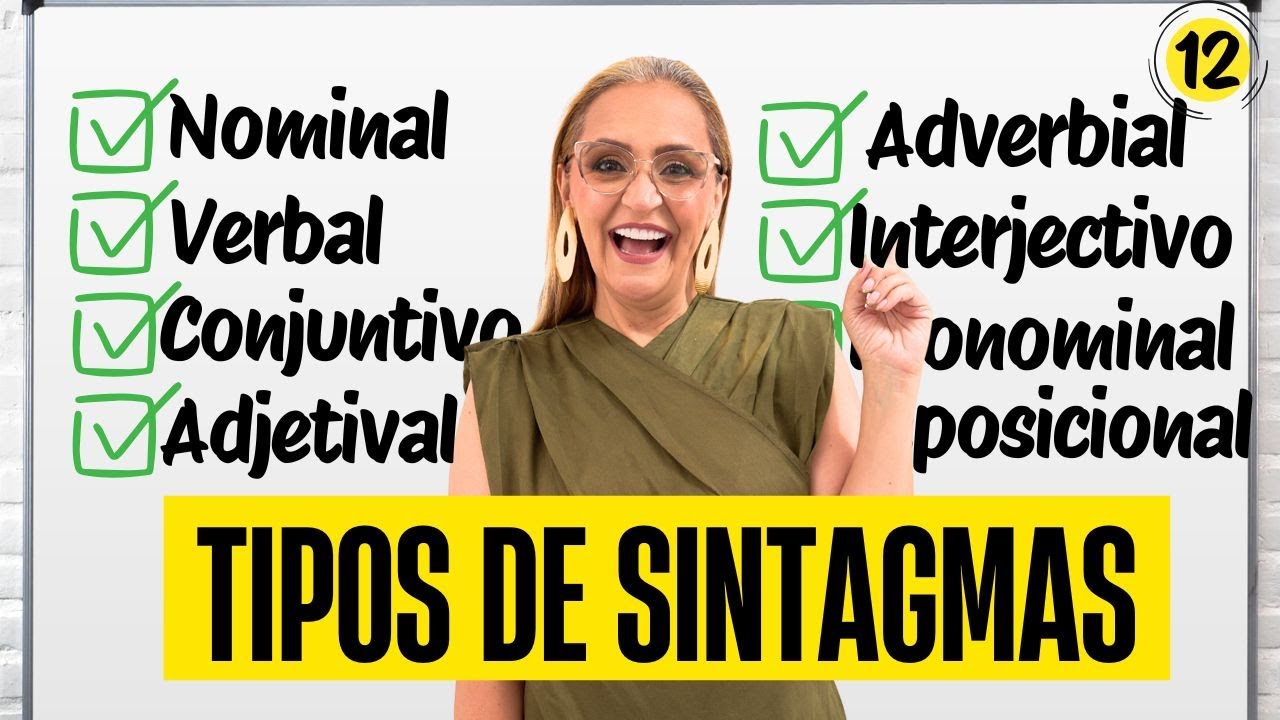 TODOS los TIPOS de SINTAGMAS en una CLASE | Gramática | La profe Mónica