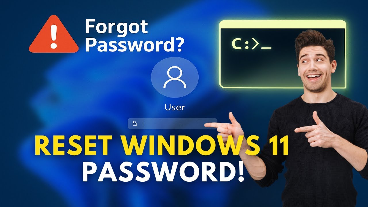 Как сбросить забытый пароль входа в Windows 11 (трюк со сбросом пароля)
