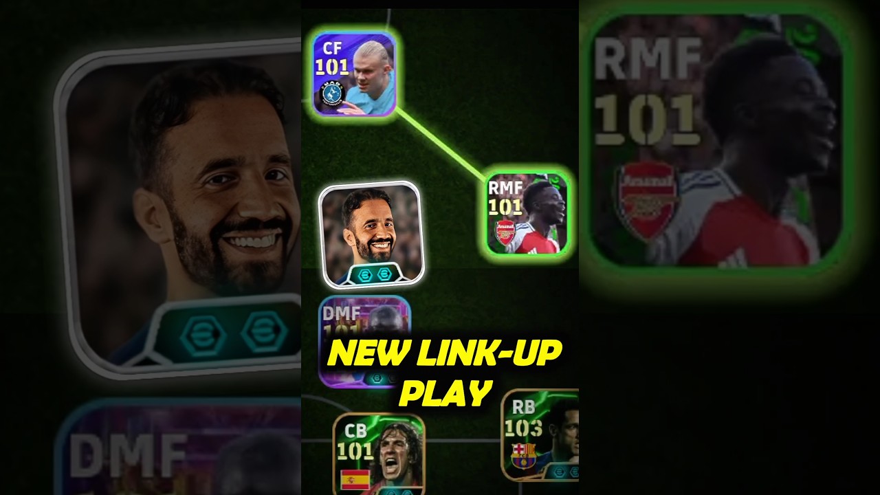 New Link Up Play 🔗 Feature 🔥 Free Ruben Amorim Booster Manager | eFootball 2026 #efootball #pes
