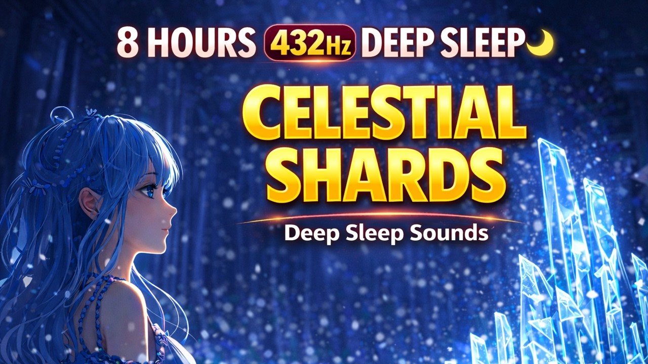 8 Hours 432Hz Deep Sleep  Fall Asleep Fast & Stay Asleep | CELESTIAL SHARDS