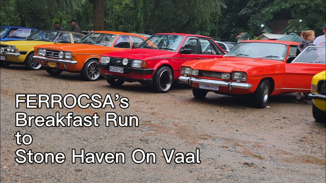 Stone Haven On Vaal FERROCSA breakfast run 🔥Stunning Classic Cars #ferrocsa
