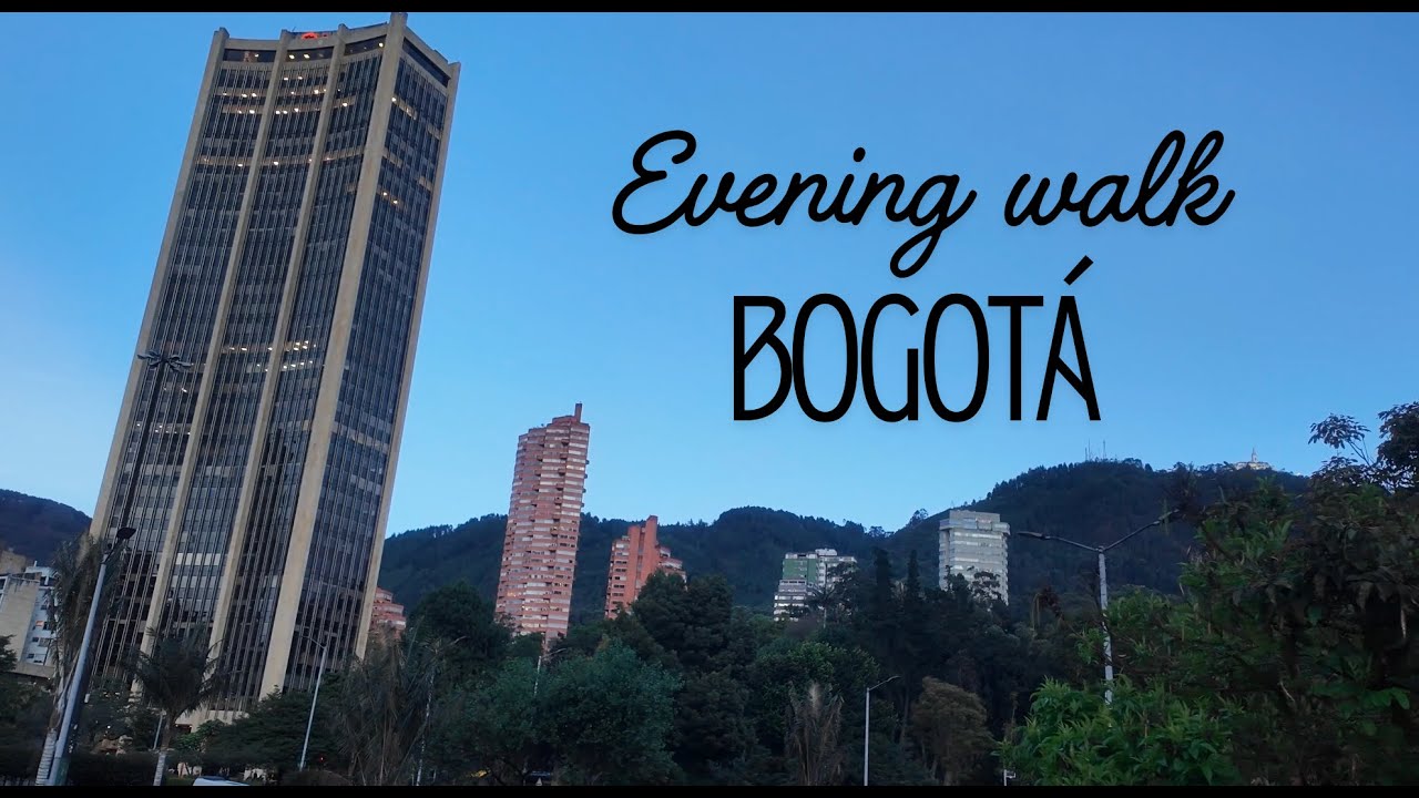 4K - Walking around Bogotá's streets..