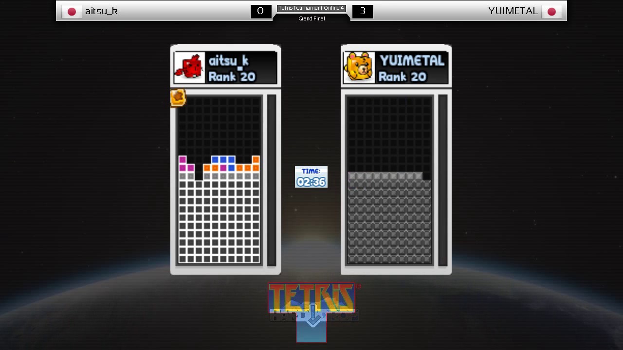 TTOIV　aitsu_k vs YUIMETAL - Harddrop