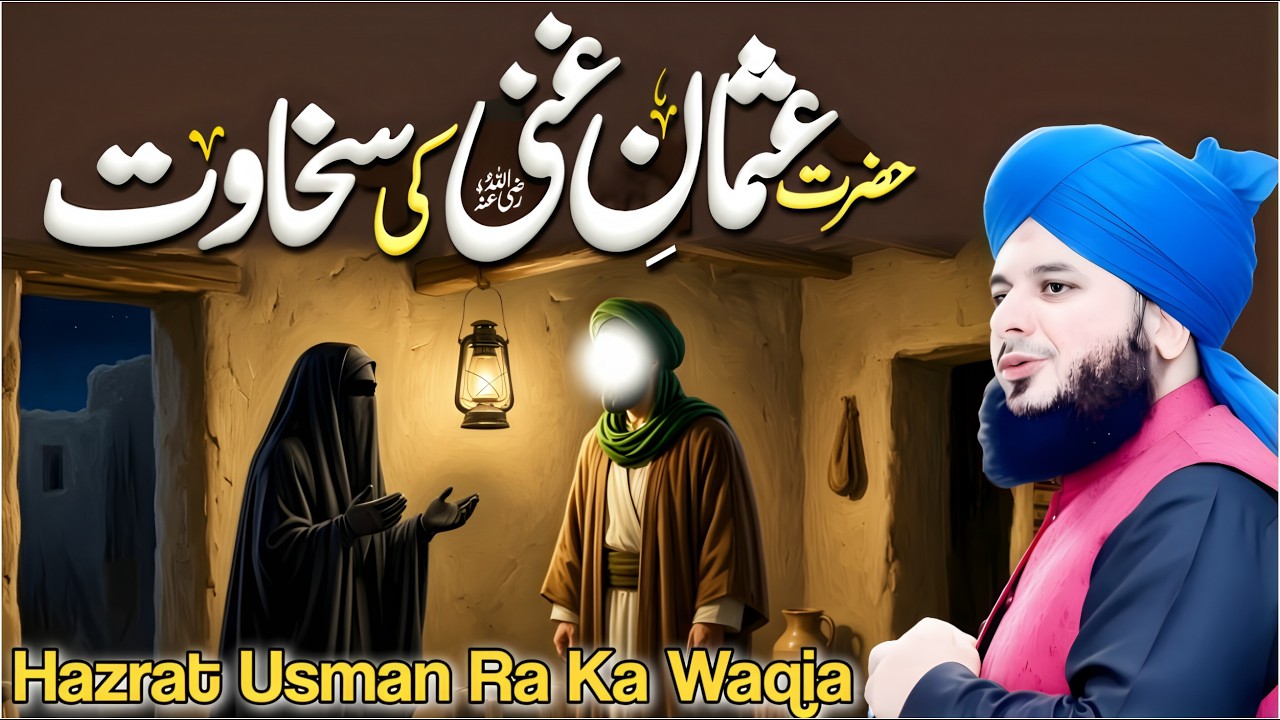 🌟 Uthman ibn Affan Ki Sakhawat Aur Boodhi Aurat Ka Waqia | Peer Ajmal Raza Qadri Latest Bayan